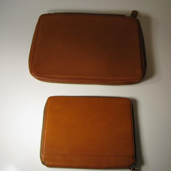 WANT LES ESSENTIELS DE LA VIE GENUINE BROWN LEATHER iPad & Kansai Laptop CASE - Picture 9 of 9